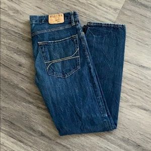 Mens Hollister Blue Jeans 34W 32L